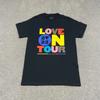 Harry Styles Love On Tour 2023 T-Shirt Size S Black Australia NZ Concert Graphic