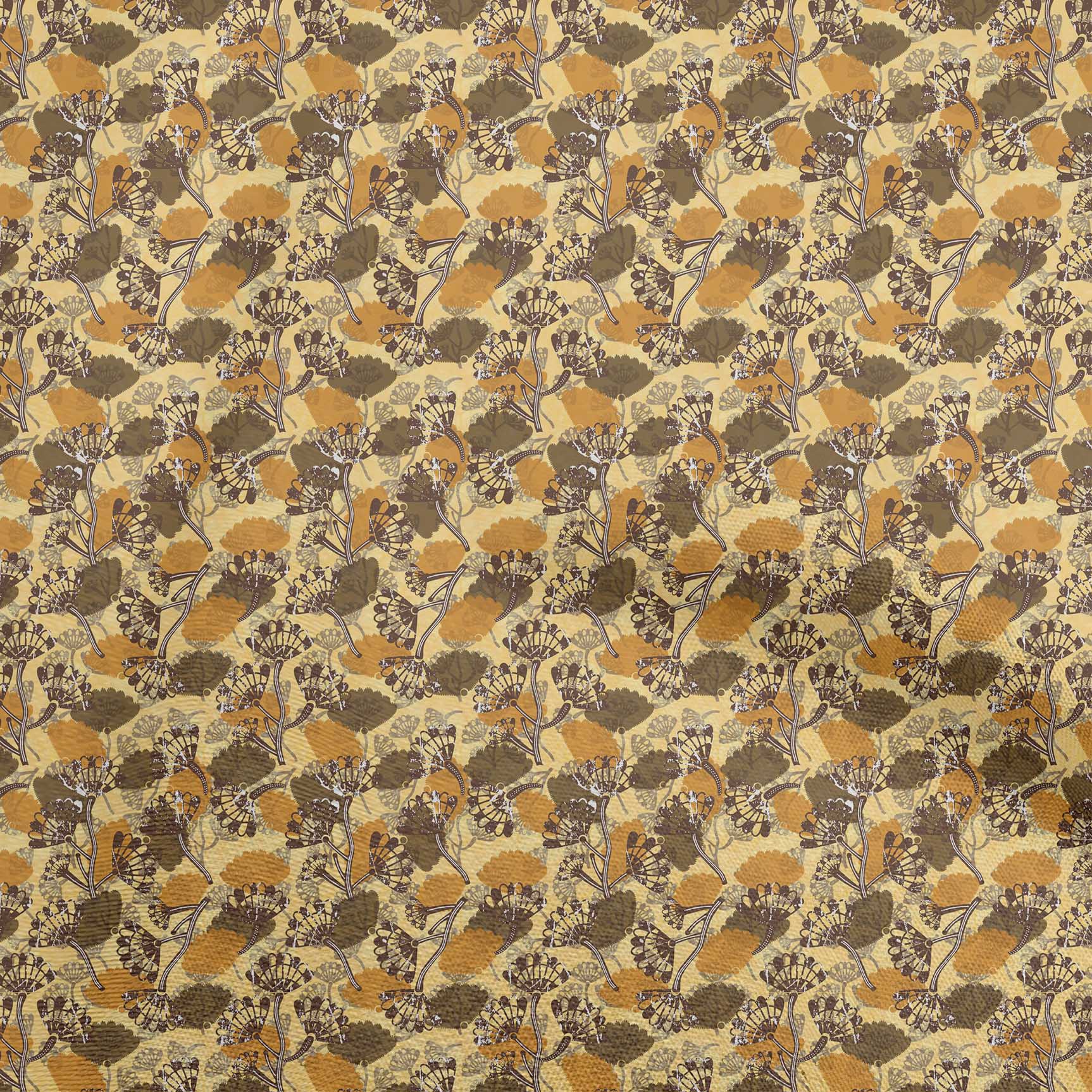 

oneOone Cotton Flex Green Fabric Batik Diy Clothing Quilting Fabric Print Fabric By Yard 40 Inch 42 Inch Wide - Viscose Chiffon жовтий