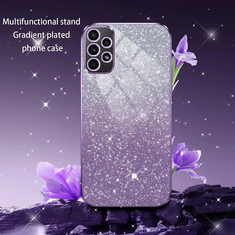 For Samsung Galaxy A53 5G Luxury Electroplated Glitter Case For Samsung A53 5G Soft TPU Bumper Transparent Phone Back Cover