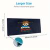 Pippi Longstocking Large Size Mouse Pad Large Gaming Table Cushion Non-slip Laptop Tablet Big Mousepad XXL Mat Mini PC Playmat With Lock Edge