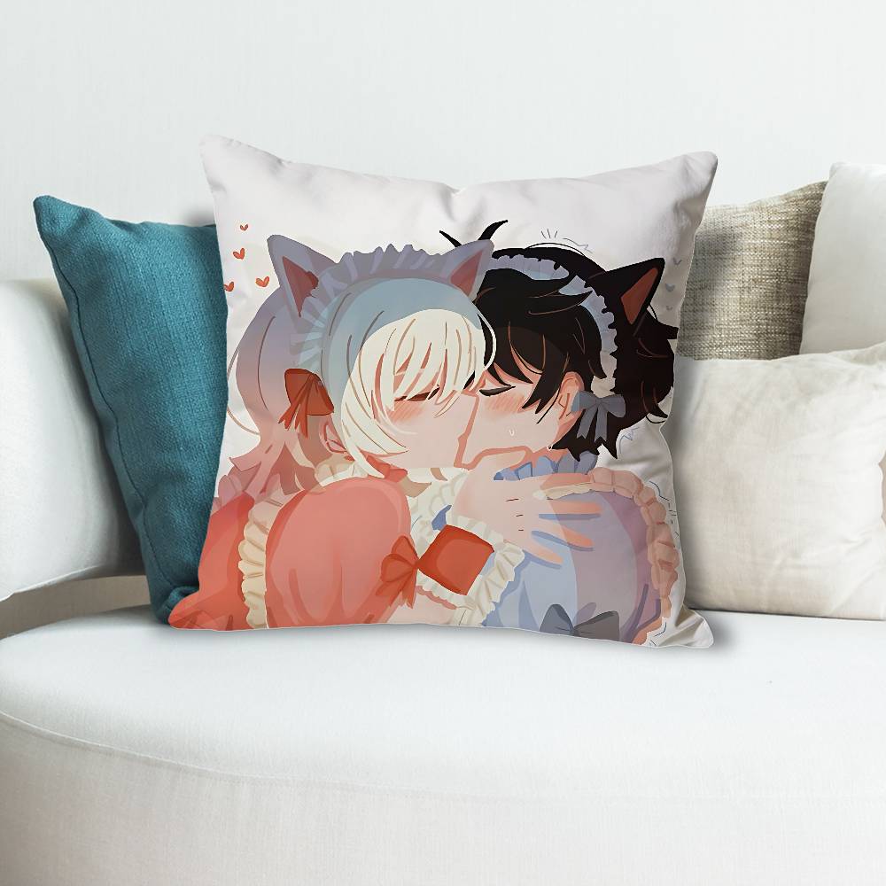 SSaihate SStation Spiel Anime Berühmtheit Merchandise AllMatch Bedruckter Kissenbezug Sofa Auto Büro Zimmer Dekoration Schutz