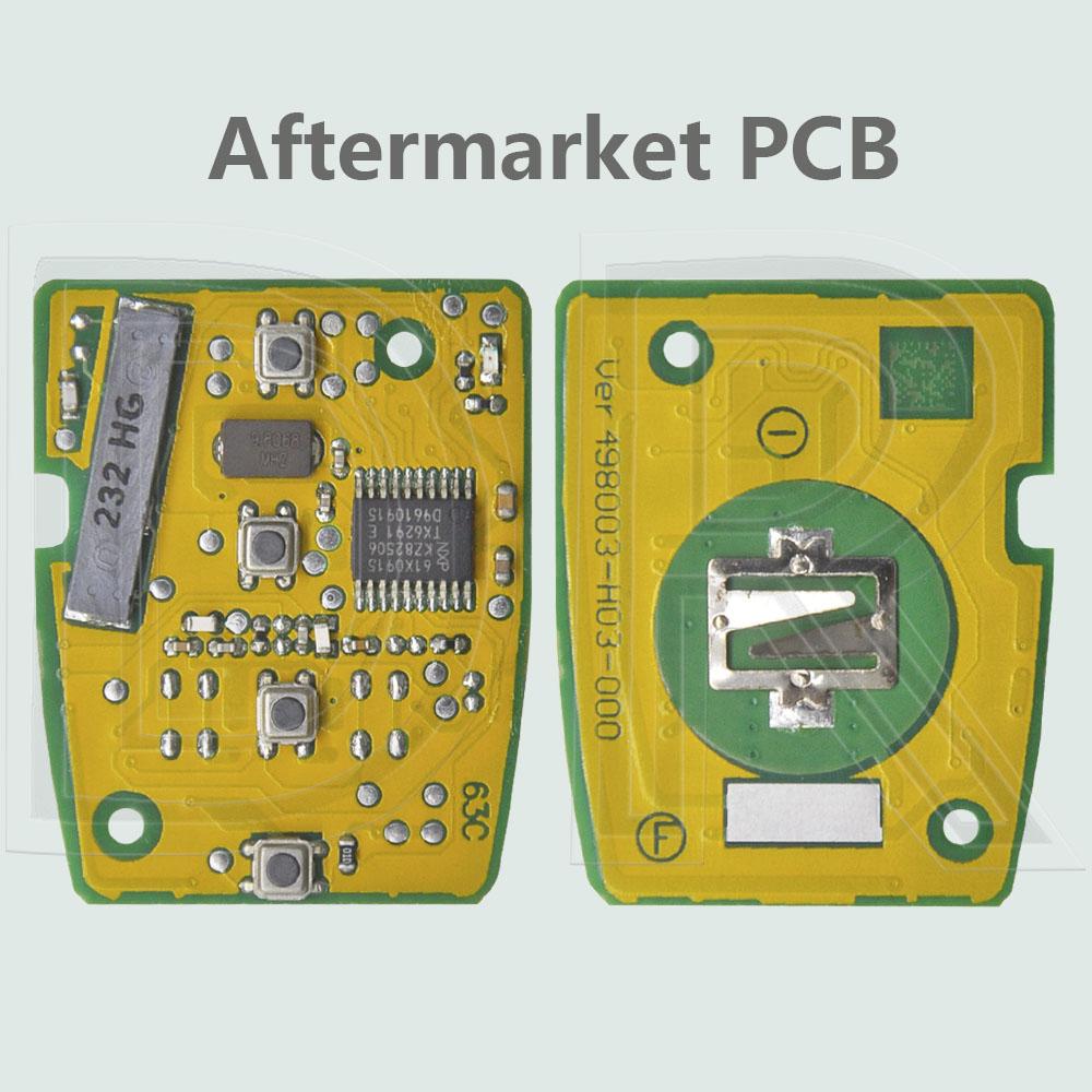 DR HLIK6-1T 313.8MHz HLIK6-1TA 433.9MHz ID47 PCF7961X Car Remote Key For Honda Civic Accord City CR-V Jazz XR-V Vezel HR-V FRV