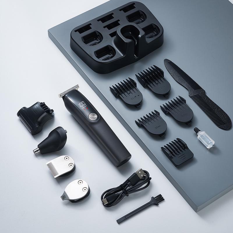 

Многофункциональная электрическая машинка для стрижки волос MANSO с цифровым дисплеем для домашнего и личного ухода null