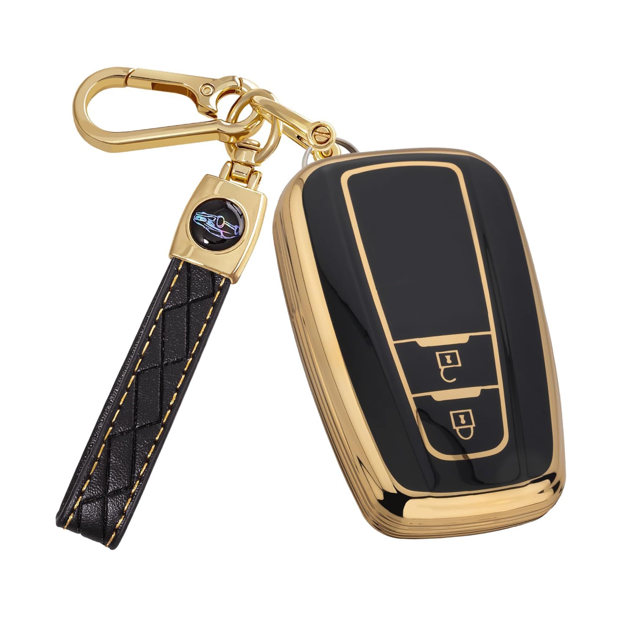 [Unhoke] Prius 50 Series Key Case C-HR Key Cover New золотой