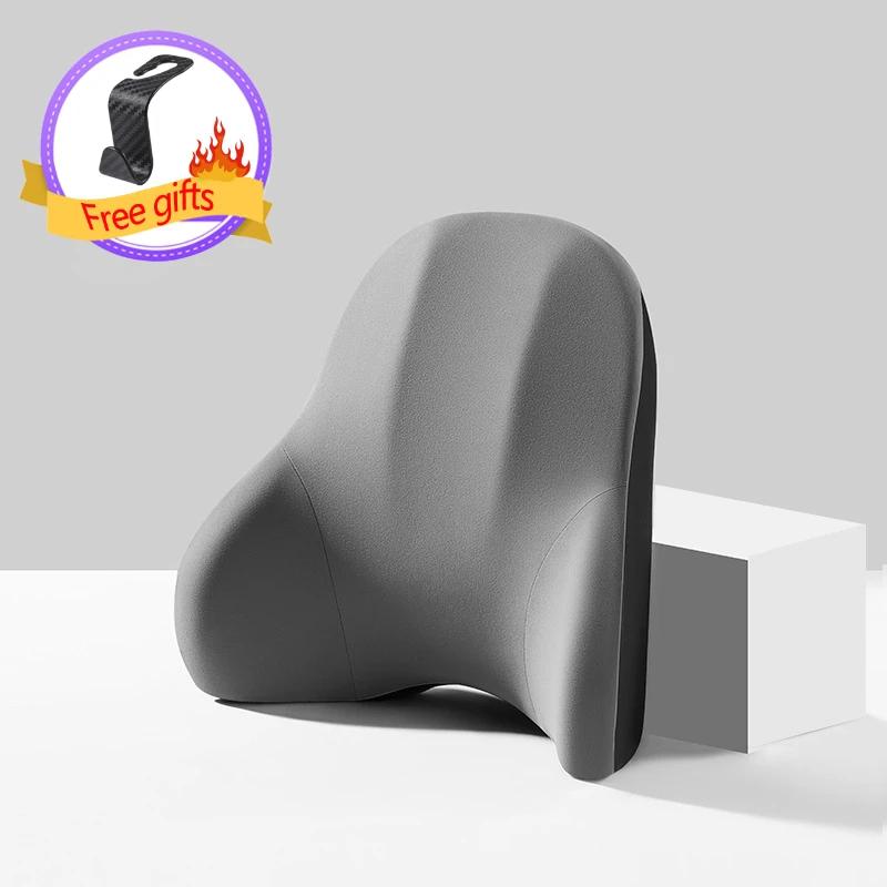 Car Neck Pillow Protection Low Back Support Memory Foam Breathable Car Headrest Cushion Relieves Pressure Travel Accessories