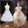 Children's Petticoat Long Lolita Princess Dress Underskirt with Adjustable Fishbone Support