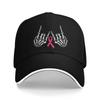 Pink Breast Cancer Awareness Ribbon Sandwich Caps Adult HipHop  Hats Fishing Hat Adjustable Polyester Baseball Caps Summer