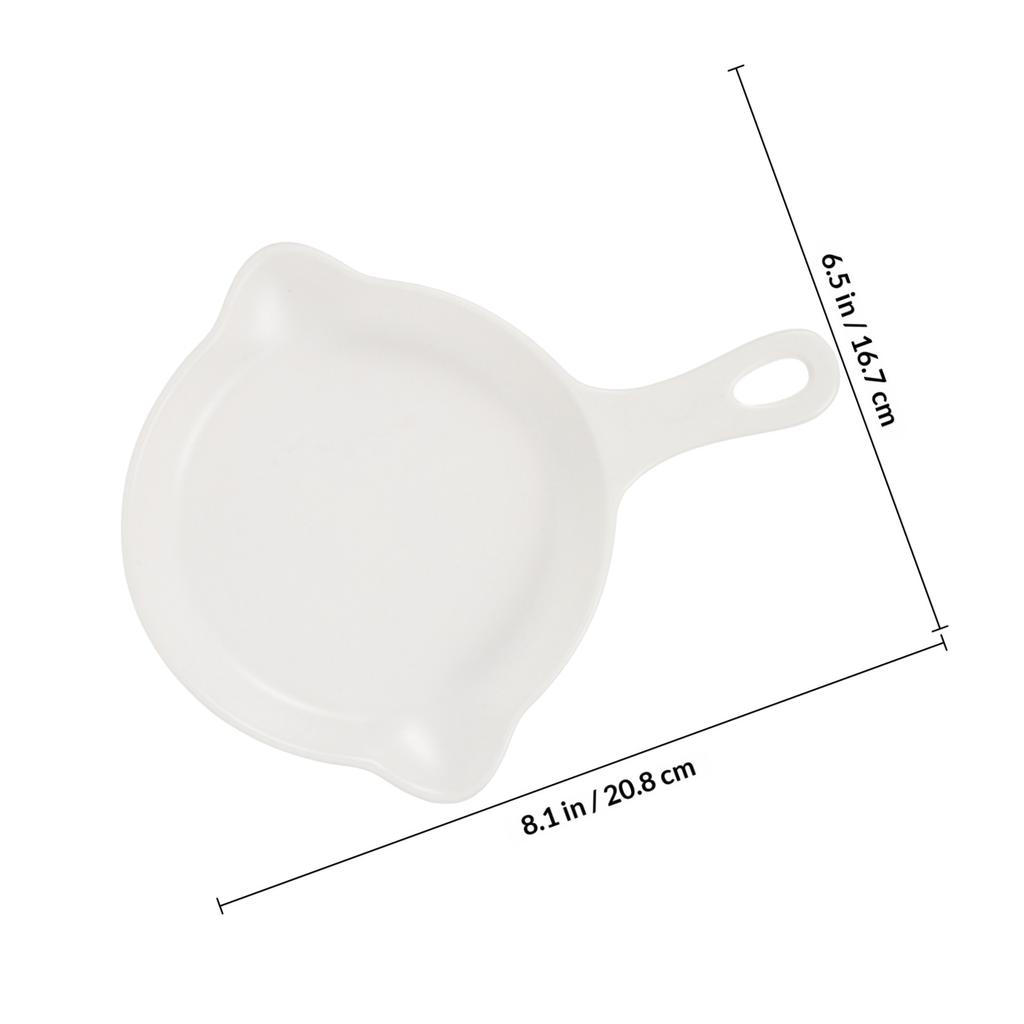 Ceramic Baking Tray Round Nonstick Oven Safe Plate for Roasting Baking Bread Cake Family Kitchen Use Egg Pan Skillet