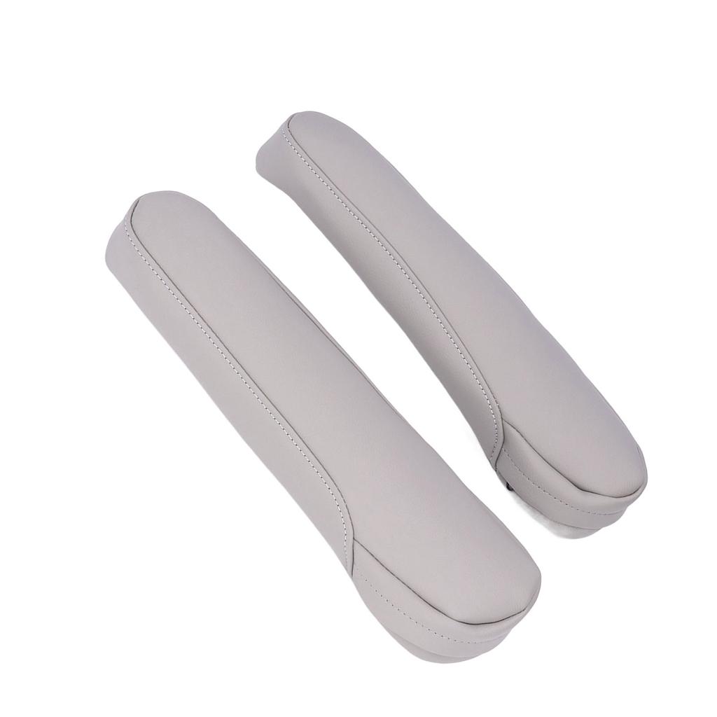 2pcs Seat Armrest Cover Leather Car Interior Accessories Replacement for Odyssey 2004?2014Grey