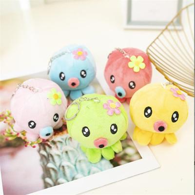 8CM Niedlicher Oktopus Plüschtier Anhänger Meerestier Stoffpuppe Kleines Geschenk für Jungen und Mädchen