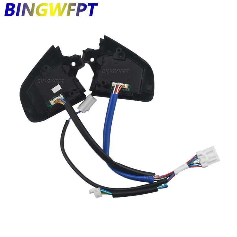 For mazda 3 mazda5 CX-7 BL 2008-2013 Control Switch Car Styling Volume Mode Function Left+Right Steering Wheel Control Buttons