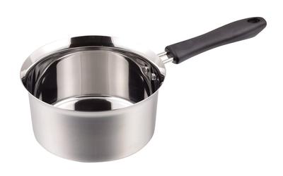 Pearl Metal Made In Japan Yukihira Pot 14cm IH Compatible Easy Pour Stainless Steel Pot Made In Japan HB-1886