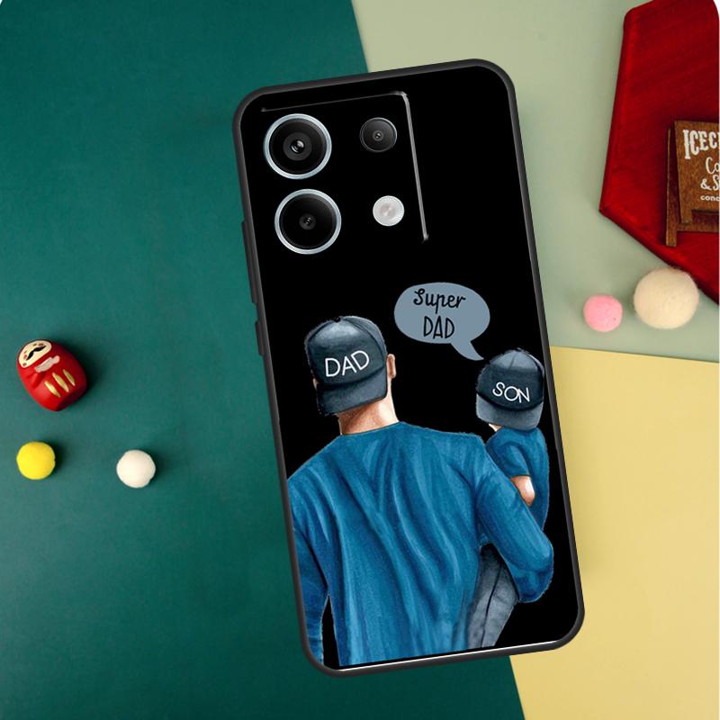 

Super Dad Mom Baby Girl Twin Case For Redmi Note 13 Pro Plus 9 10 11 12 Pro 10S 11S 12S Redmi 13C 10A 9C 10C 12C Cover Redmi Note 13 Pro 4G