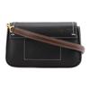 TORY BURCH Miller Leather Messenger Bag , Handbag , Shoulder Bag Women's Black (Unisex) Shoulder Bags 144020 001