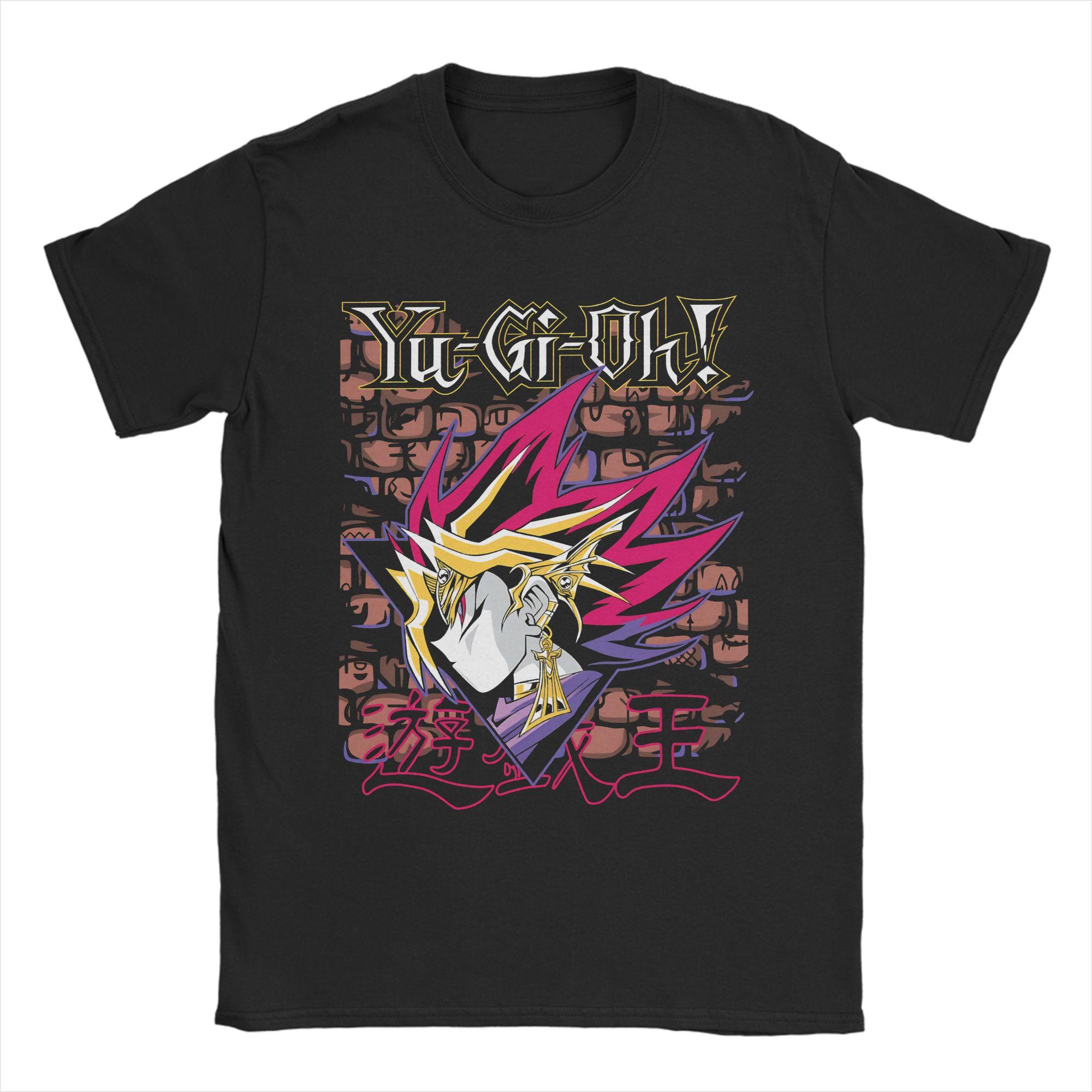 Игра Yu-Gi-Oh Наряд Ями Юги Унисекс Футболка Хлопковая Футболка С Графическим Принтом Футболка Одежда 4XL