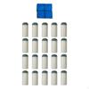 20 Pieces Pool Cue Tips for Billiards, Slip On , Compatible with Snooker Sticks