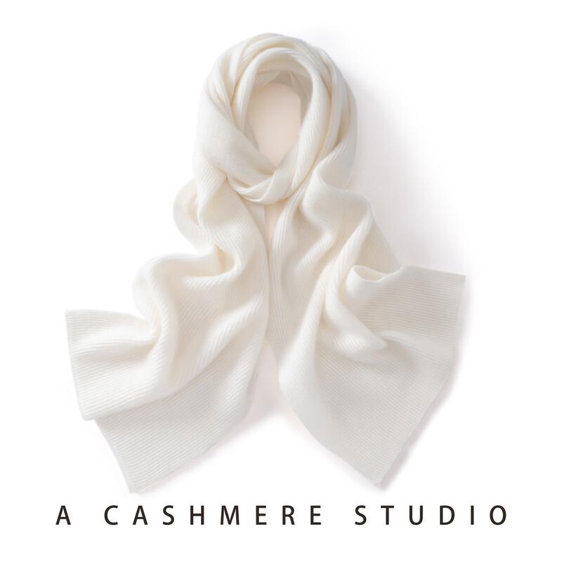 Unisex Cashmere Knitted Scarf