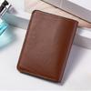 Ultra-dünne Mini-Herrenbörse Weiches Leder Kreditkartenetui Geldklammer Kartenhalter Kurz Vertikal Hochwertige Geldbörsen