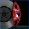 6pcs/Set Car Brake Caliper 3D Stickers Heat Resistant Waterproof Decal For BMW E61 E81 E87 1 2 3 4 5 6 7 Series X1 X3 X4 X5 X6