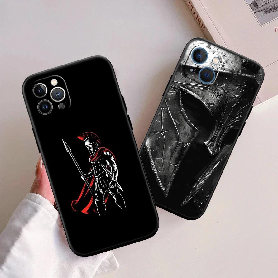 Spartan Warrior Shell Phone Case for Samsung Galaxy Note 8 9 10 20 S23 S24 S25 Ultra FE Plus Edge Lite
