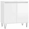 VidaXL Bathroom Cabinet High Gloss White 58x33x60 Cm Engineered Wood 831582