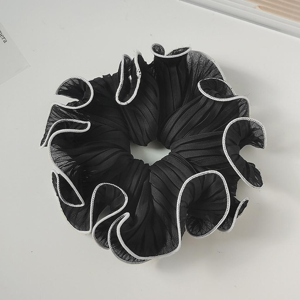 Oversized Scrunchies Rubber Hair Ties Elastic Hair Bands Girs Ponytail Hairstyle Smooth Satin Hair Rings For Women Accessories