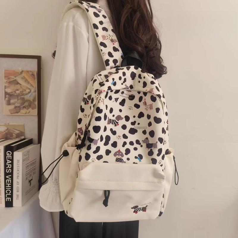 

Оптовый рюкзак женский в студенческом стиле с милым принтом и цветовой блокировкой, маленький рюкзак для учениц средней школы и студенток колледжа, женский рюкзак
