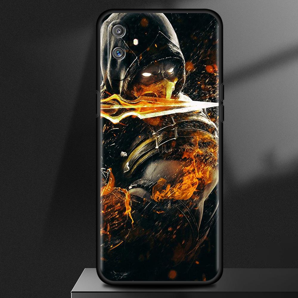 Silicone Case For Realme 8 C21 6 7 Pro C3 C11 XT GT 5 C12 C15 C21Y X50 7i Luxury Soft Shell Phone Cover Game Mortal Kombat Funda