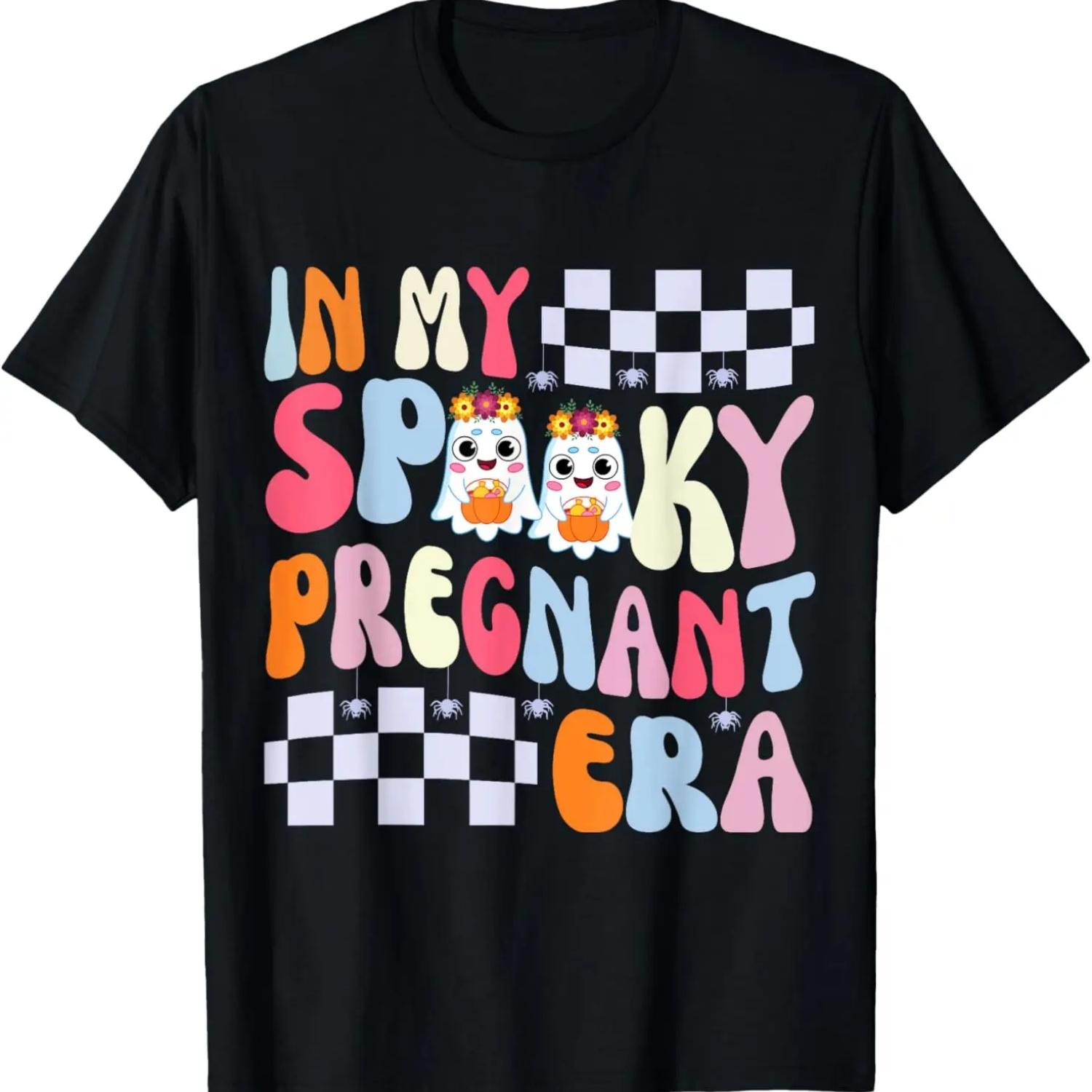 

Футболка для вагітних «У моїй моторошній вагітній ері» XXXXXL чорний