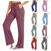 Leisure Pants Yoga Pants Quick-Dry Long Pants Women Wide Leg Pants