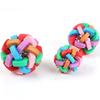 Colorful Bell Ball For Dogs Interactive Pet Toy Tpr Material Weight 116g