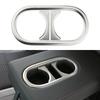 Car Cup Holder Trim Frame for Volkswagen VW T-roc Troc 2018-2022 Center Console Water Cup Slot Decor Cover Interior Modification