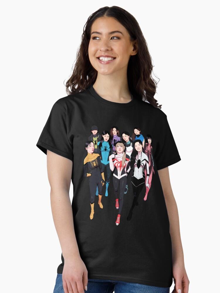 Spider-TWICE Group Unmasked Version Classic T-Shirt