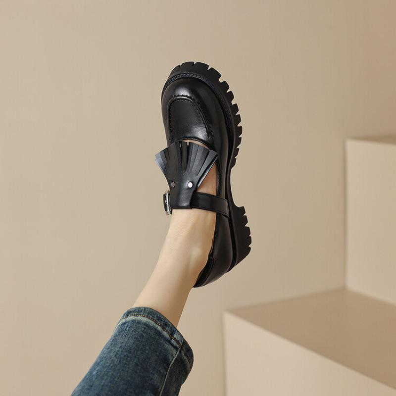 

New women s casual single shoes solid color light mouth non-slip thick sole women s shoes large size comfortable four seasons wear foot lazy shoes 39 чёрный