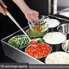 Commercial Stainless Steel Multi-Compartment Seasoning Box