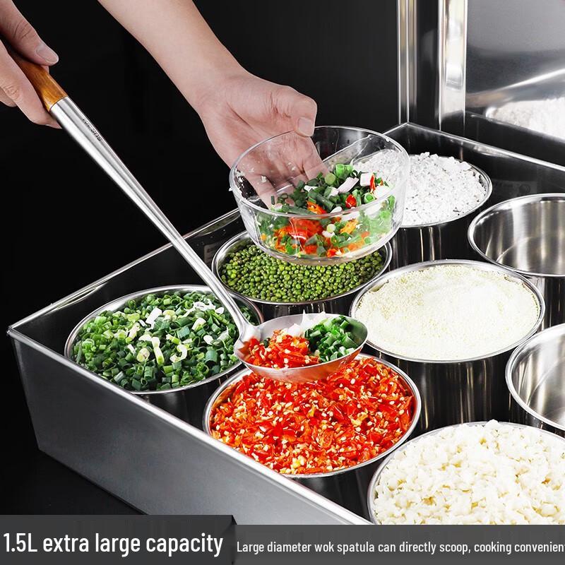 Commercial Stainless Steel Multi-Compartment Seasoning Box