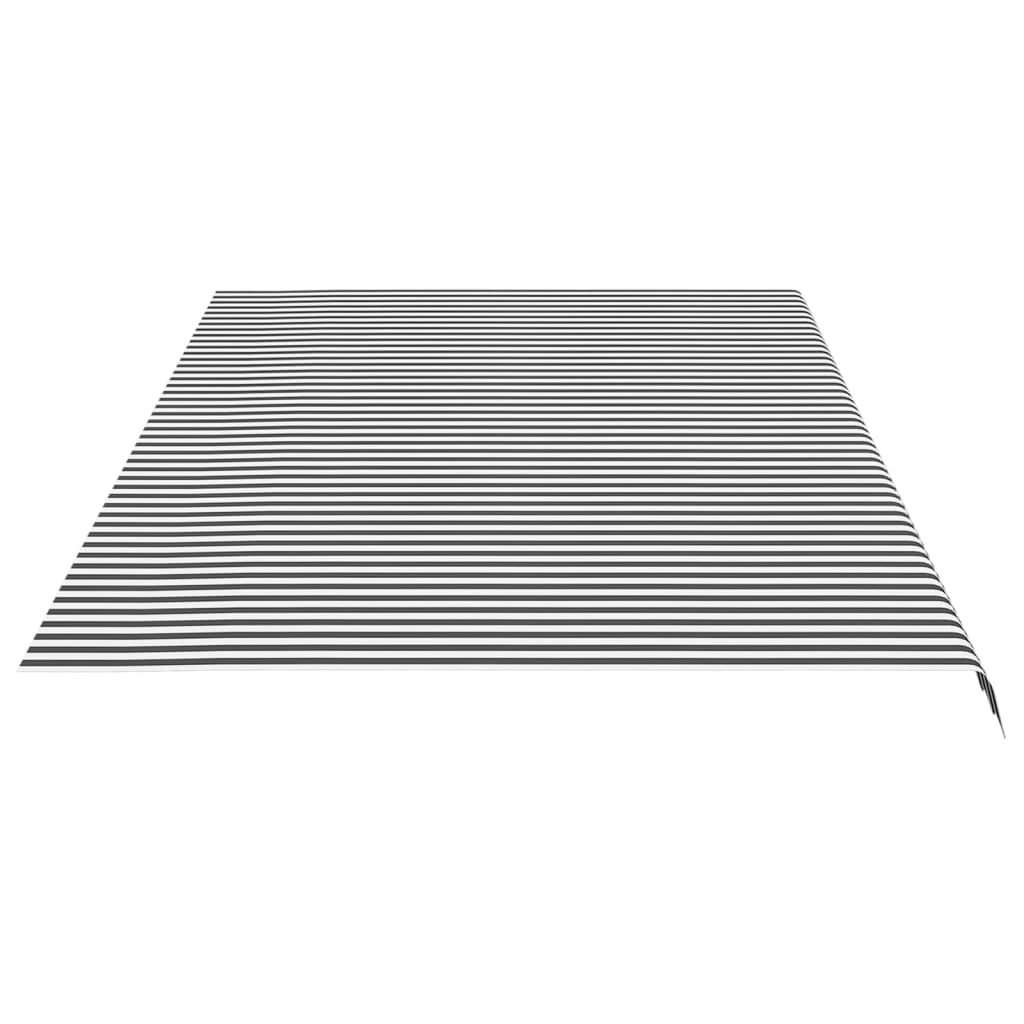 Awning Cover Anthracite and White 6x3 M