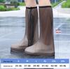 Unisex High-Top Waterproof Shoe Covers: Non-Slip, Thickened, Wear-Resistant, Sandproof & Snowproof Rain Boots.