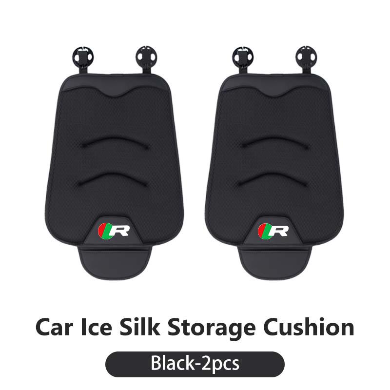 For Jaguar Car Ice Silk Seat Storage Seat Cushion Organizer Bag Seat Breathable Non-slip Pad XK S-Type F-Type X-Type F-Pace NN55