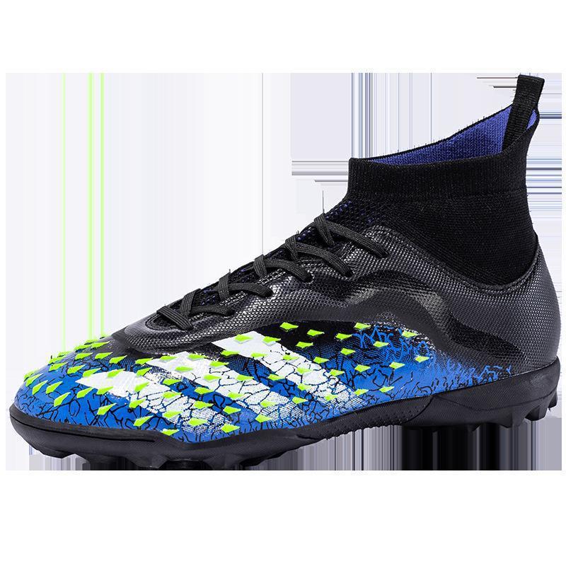 Scarpe da Calcio High-Top Uomo e Donna Unghie Rotte Unghie Corte Unghie Lunghe Tf Studenti Erba Artificiale Scarpe da Allenamento Sportivo