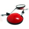 MAXIMASELECT Motorcycle Mirror, Round Screw, 0.3 Inch (8 Mm), M8, Red, Moped, Scooter, Cub,