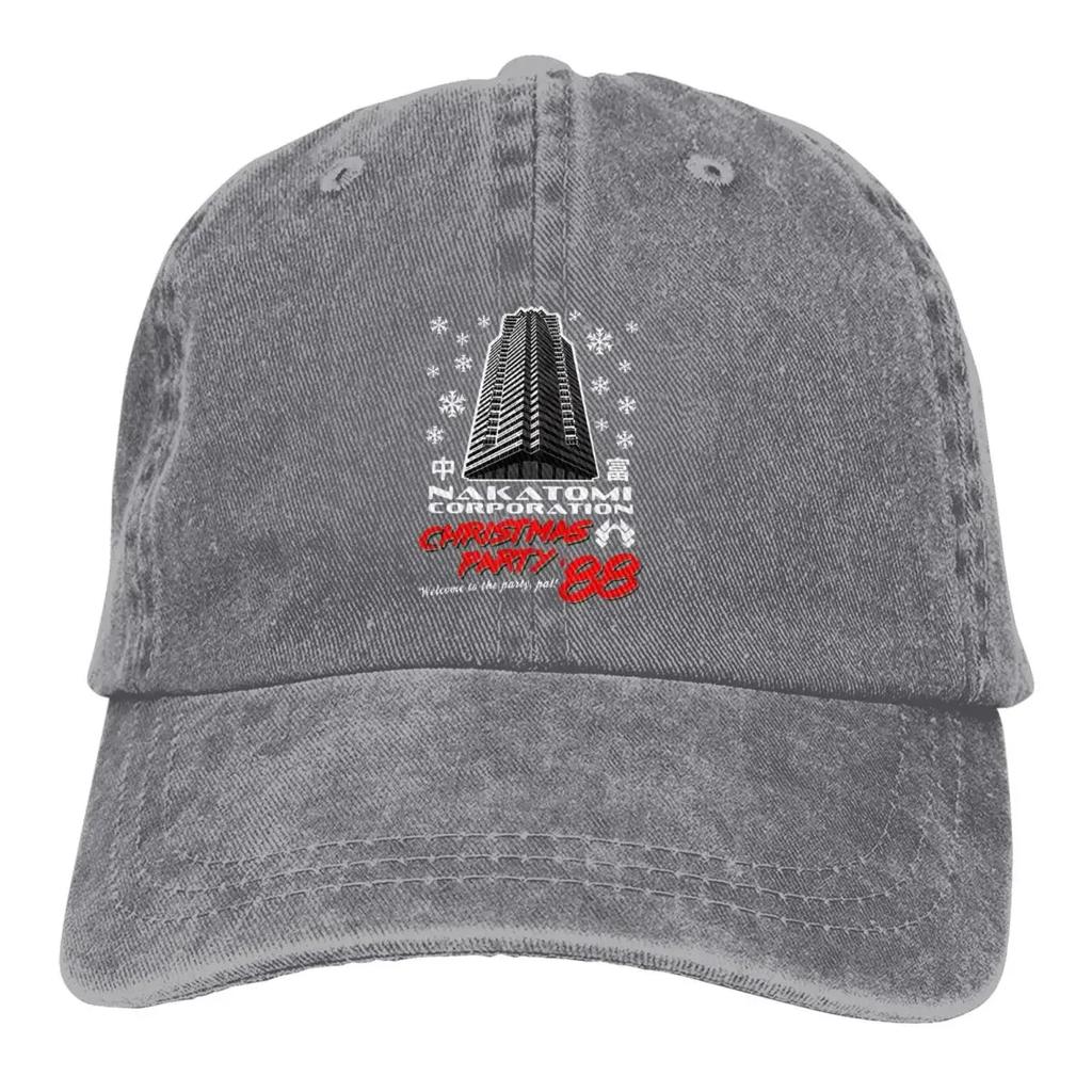 Men's Baseball Cap Nakatomi Plaza Trucker Snapback Cowboy Caps Dad Hat Die Hard Movie Party 1988 Bruce Willis Golf Hats