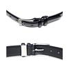 [COXSWAIN] Men's Leather Belt from the Prestigious Italian Tannery Lloyd. Genuine Leather, Black. High-quality Material. CW20208-19