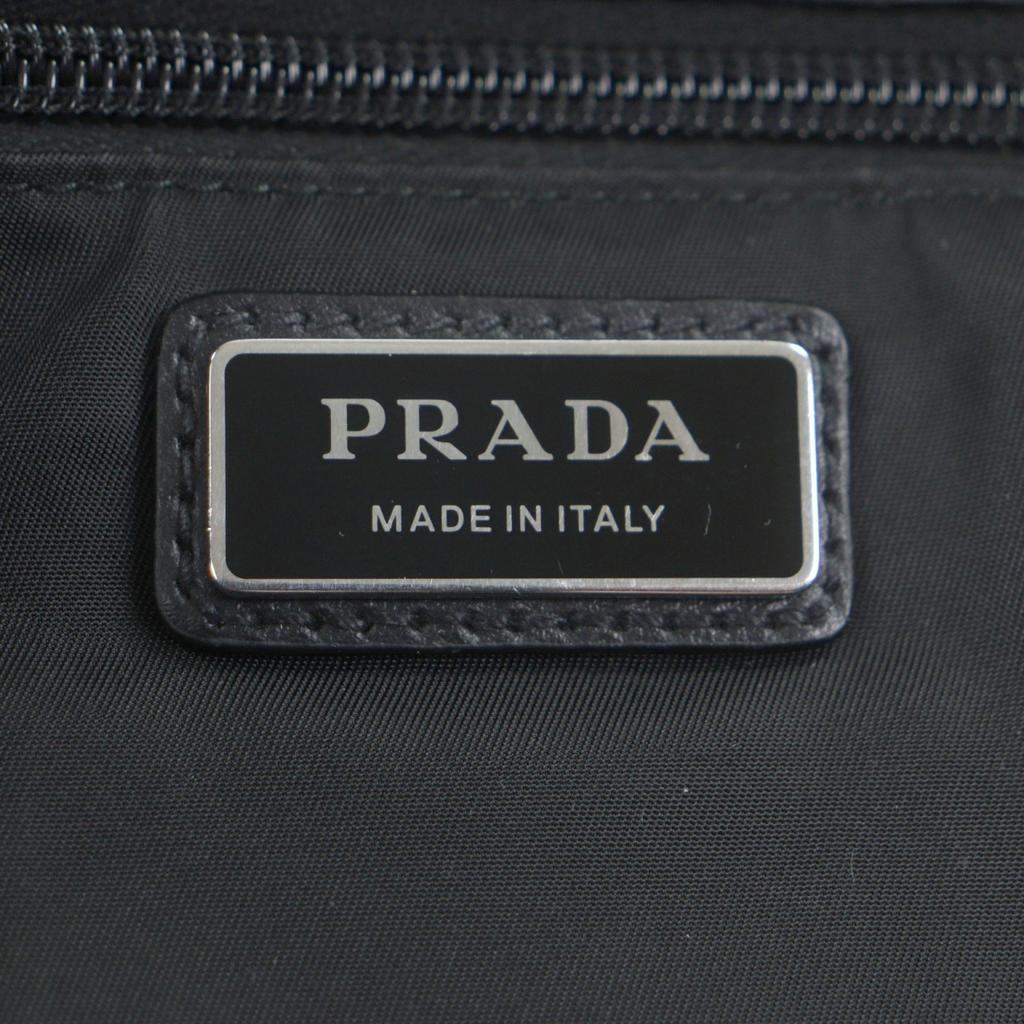 Very Good PRADA Shoulder Bag black Nylon mens 2VD062 Used
