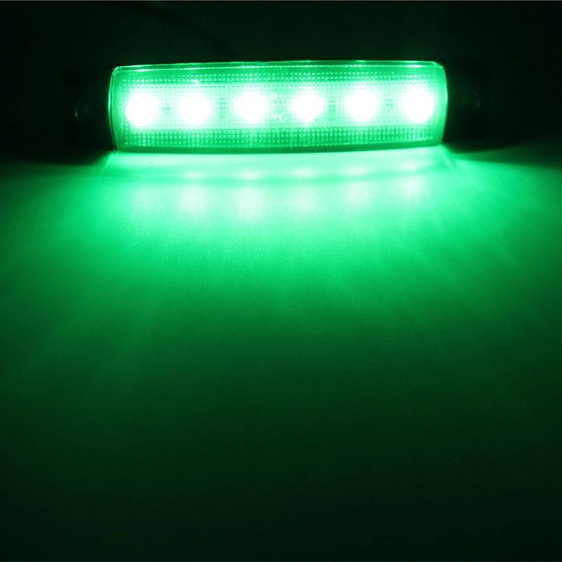 Car Clearance Lights LED 12/24V 6 SMD LED Car Bus Truck Lorry Side Turn Signal Marker Indicator LED Trailer Light Rear Side Lamp