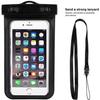 Waterproof Pouch - A003 - Universal - Compatible iPhone and Samsung - 6 Inches - Black