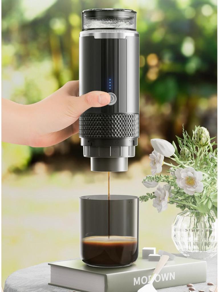 Portable Automatic K-Cup Coffee Maker for Home and Car - Wireless Electric Coffee Extractor