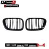Glossy Black Dual Line Grille for BMW X5 E53 (1999-2003)