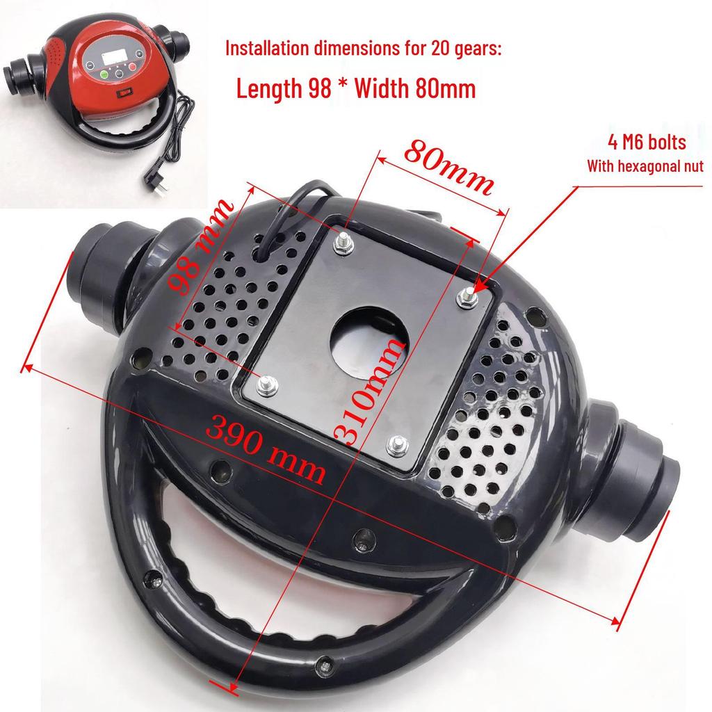 Massage Machine Head Mounting Plate - Fitness Equipment and Furniture Reinforcement Sheet Metal