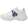 Los Angeles Dodgers Anti-Slip Wear-Resistant Mid-Top Chunky Sneakers Unisex Ecru Sneakers 3ASHBLA4N-07WHS